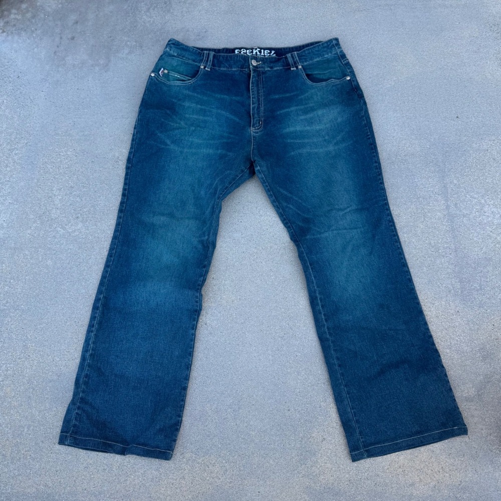 Ezekiel Industrial Denim Series Mens Straight Leg Jeans Blue Wash Size 38x29‎